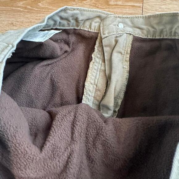 Y2K Insulated Wrangler Work cargo cold weather pants.  Baggy fit size 34 x 31 - Picture 7 of 8